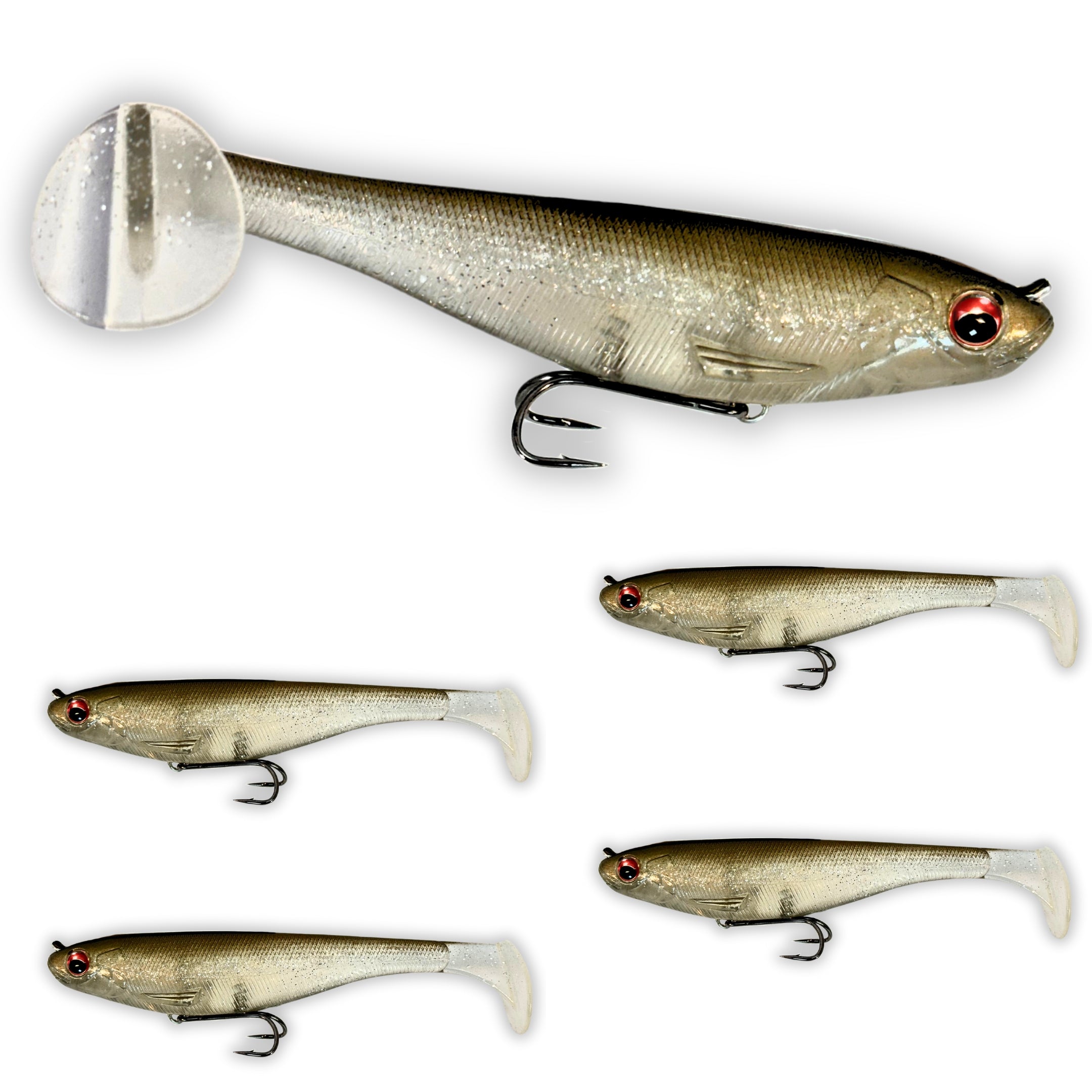 Esca Morbida Big Fish Skinny Shad 5 Cm – Confezione Da 5 O 10 Per Persico E Spinning LRF