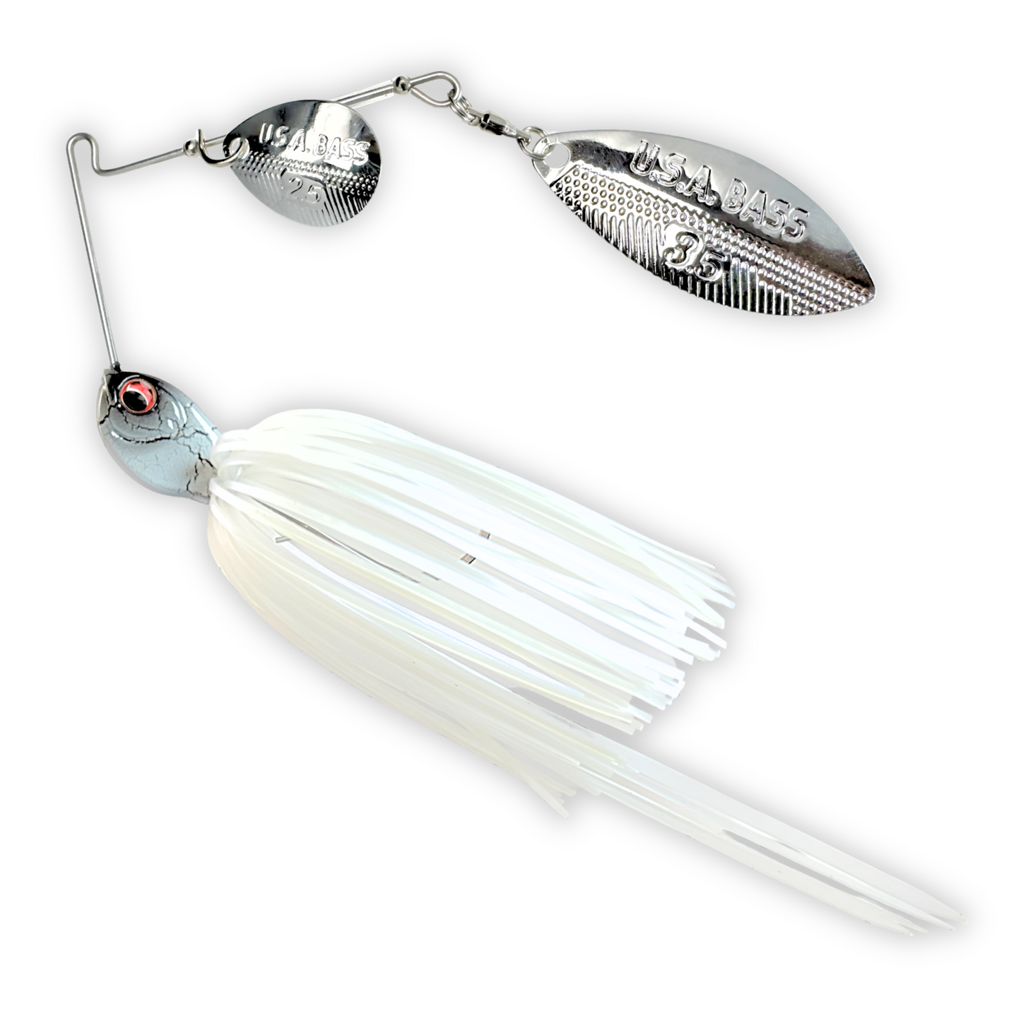 Apache Attack Spinnerbait - White Knight