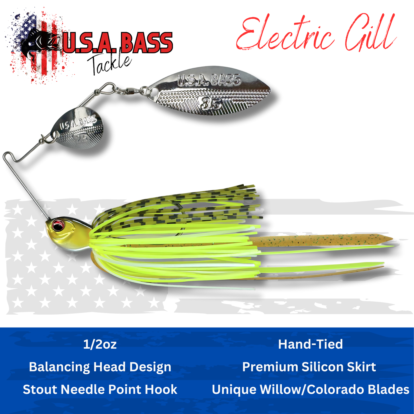 Apache Attack Spinnerbait - Electric Gill