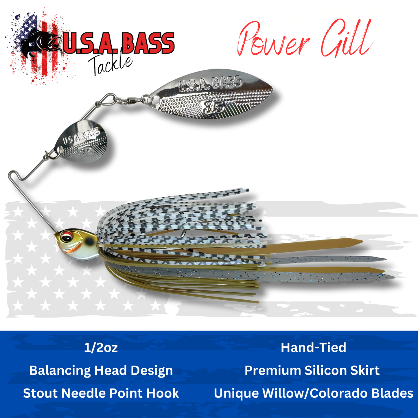 Apache Attack Spinnerbait - Power Gill