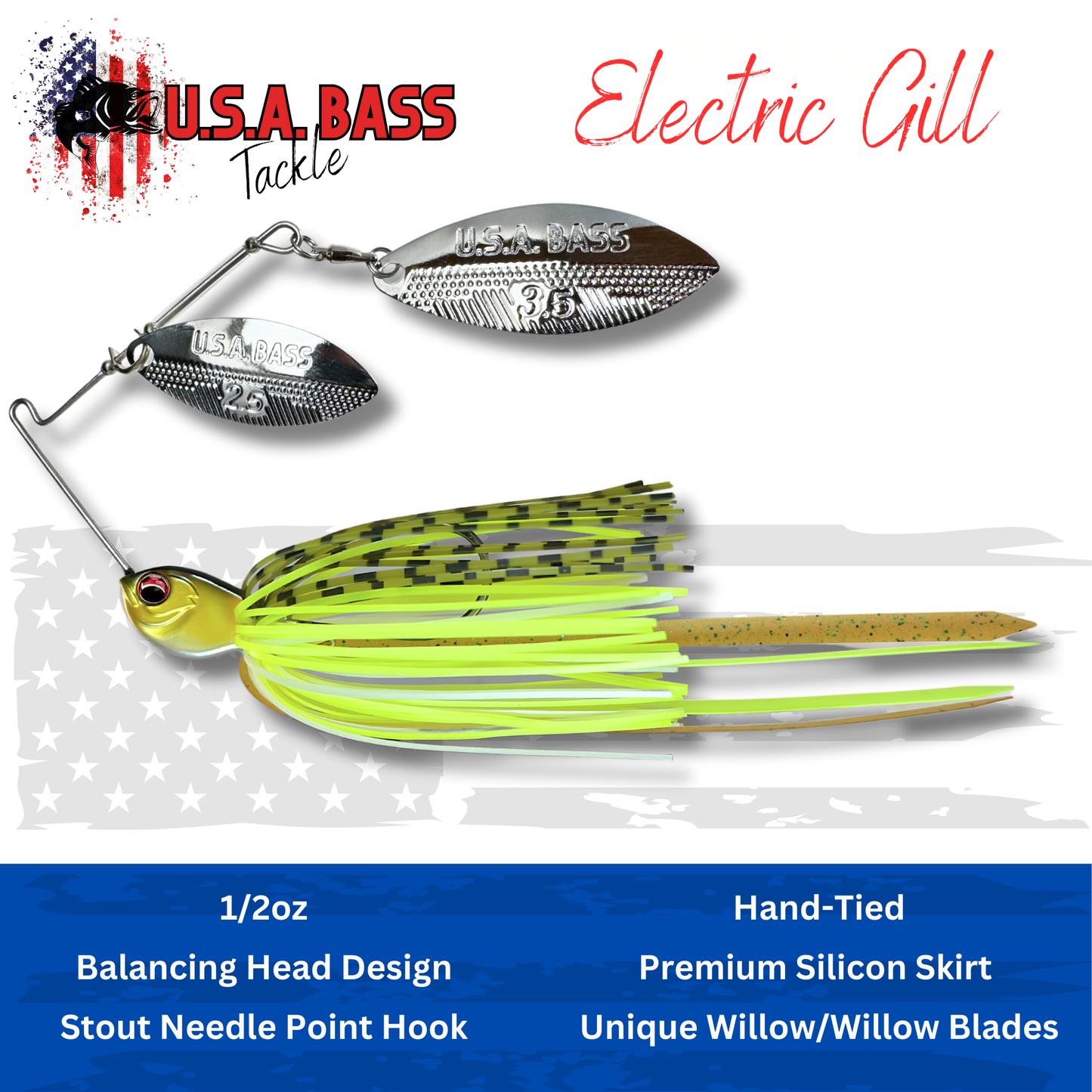 Apache Attack Spinnerbait - Electric Gill