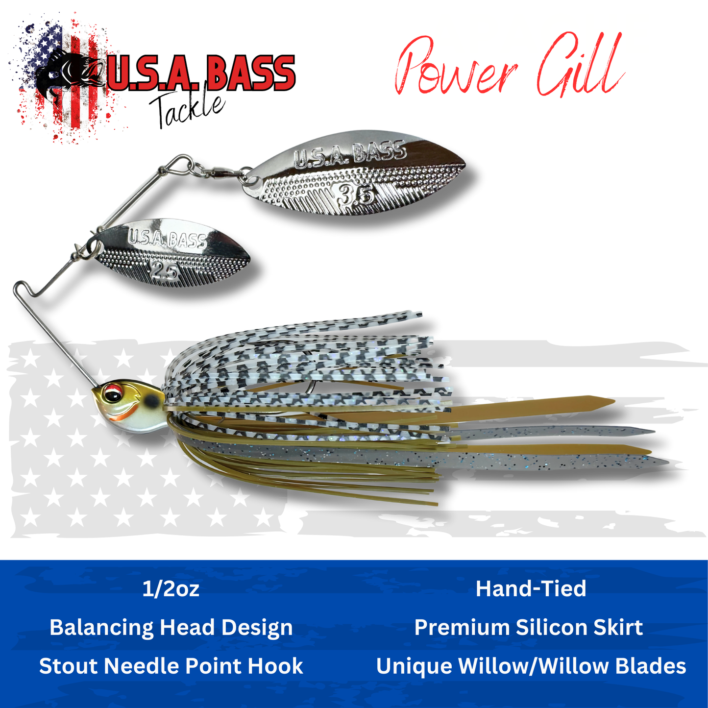 Apache Attack Spinnerbait - Power Gill