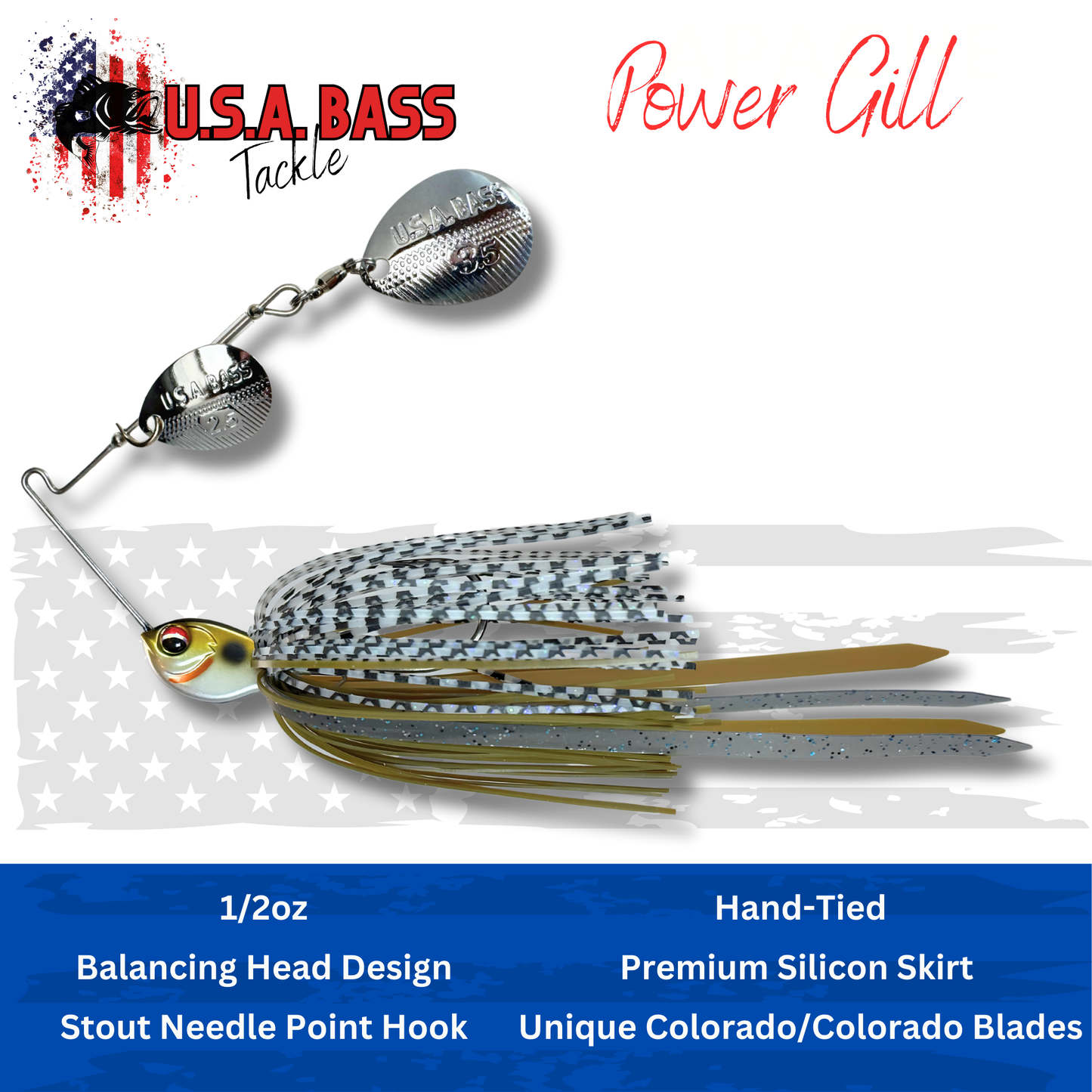 Apache Attack Spinnerbait - Power Gill