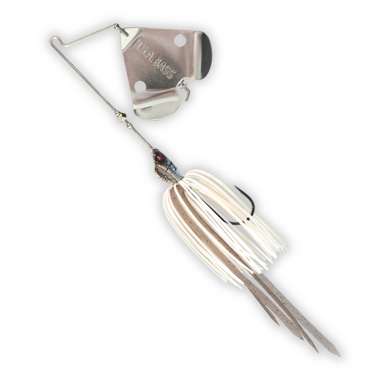 Stiletto Buzzbait - White Knight