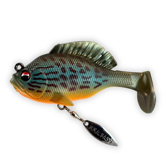 Hand Poured Underspin Gill - Pumpkinseed