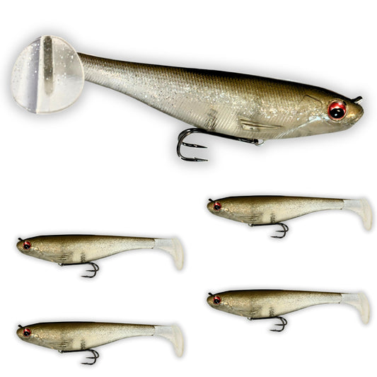 MAG-SHAD Paddle Tail Magnum Swimbaits - Super Shad