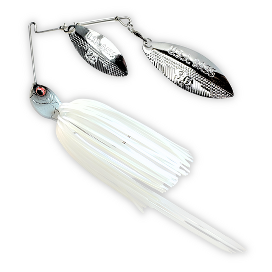 Apache Attack Spinnerbait - White Knight