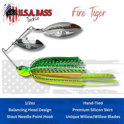 Apache Attack Spinnerbait - Fire Tiger
