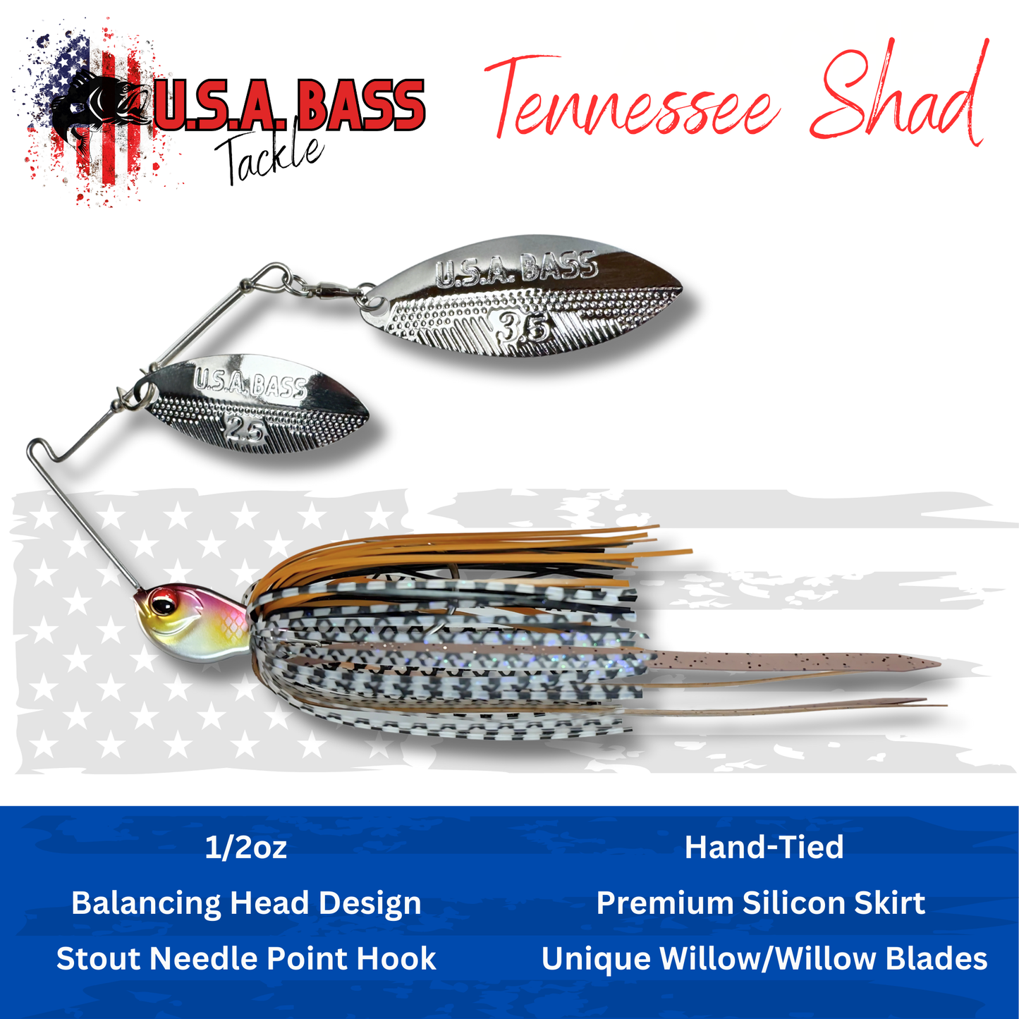 Apache Attack Spinnerbait - Tennessee Shad