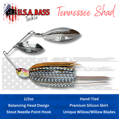 Apache Attack Spinnerbait - Tennessee Shad