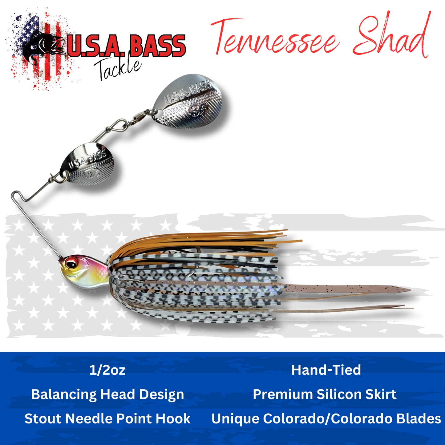 Apache Attack Spinnerbait - Tennessee Shad