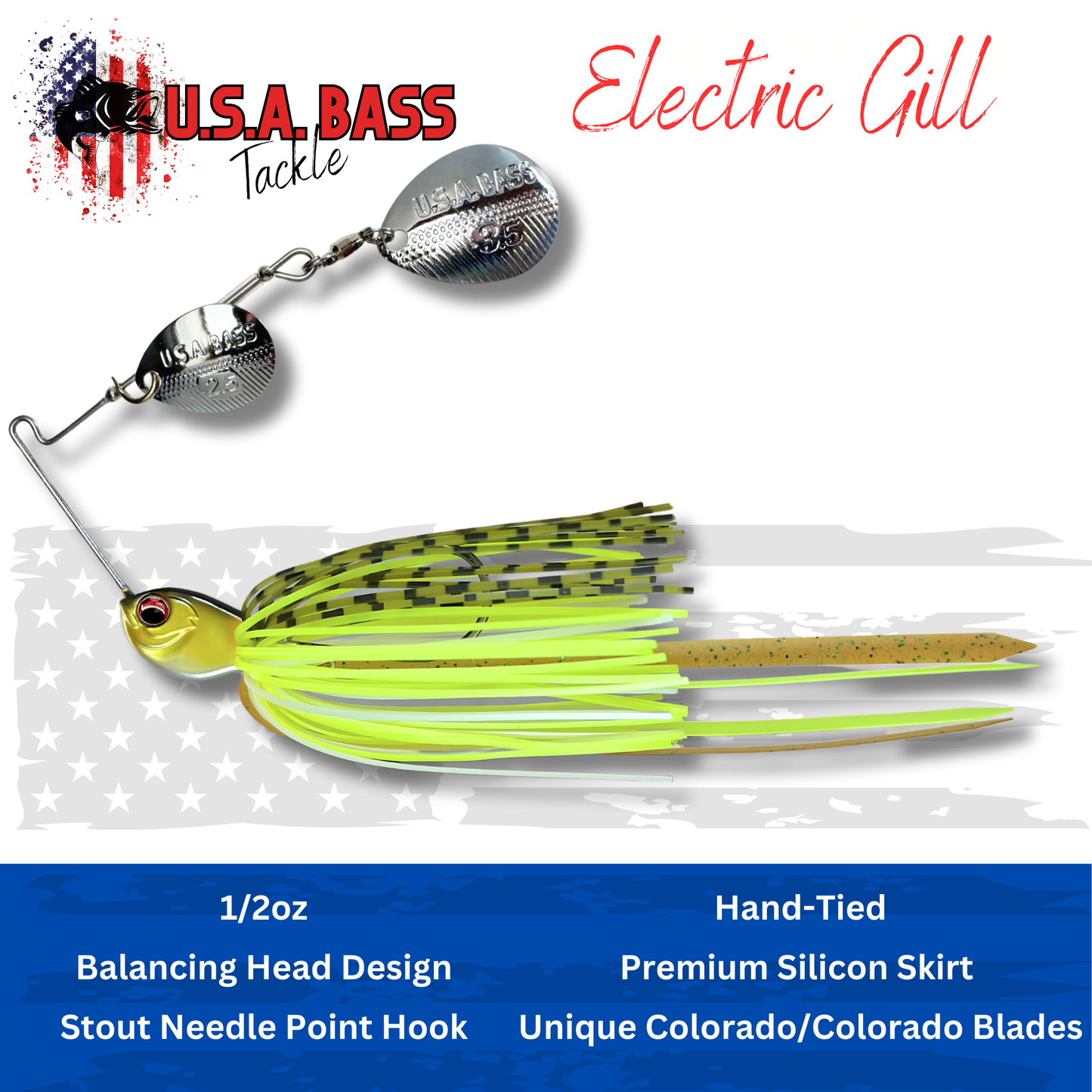 Apache Attack Spinnerbait - Electric Gill