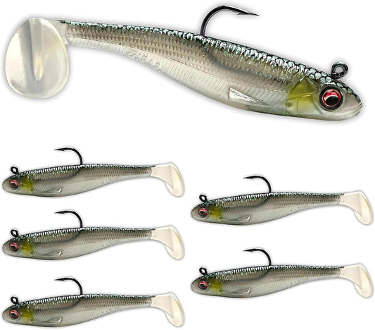 Patriot Shad Paddle Tail Swimbaits - Sexy Shad