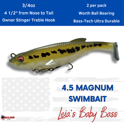 *4.5 Magnum Swimbait - Leia's Baby Bass