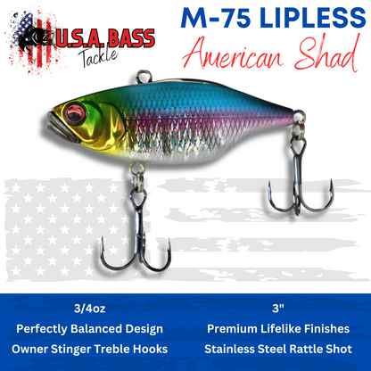M-Series Lipless Crankbait - American Shad