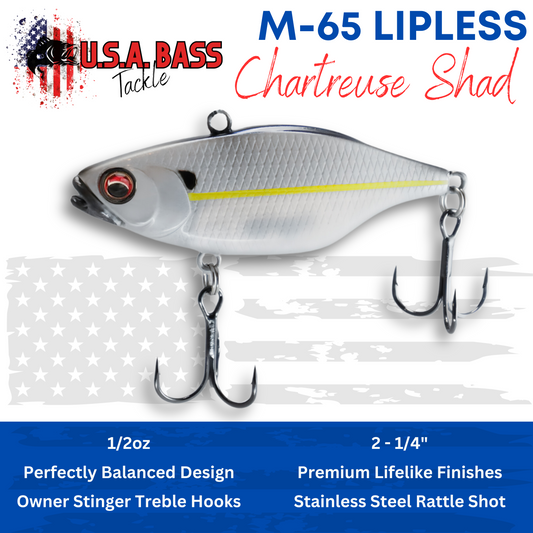 M-Series Lipless Crankbait - Chartreuse Shad