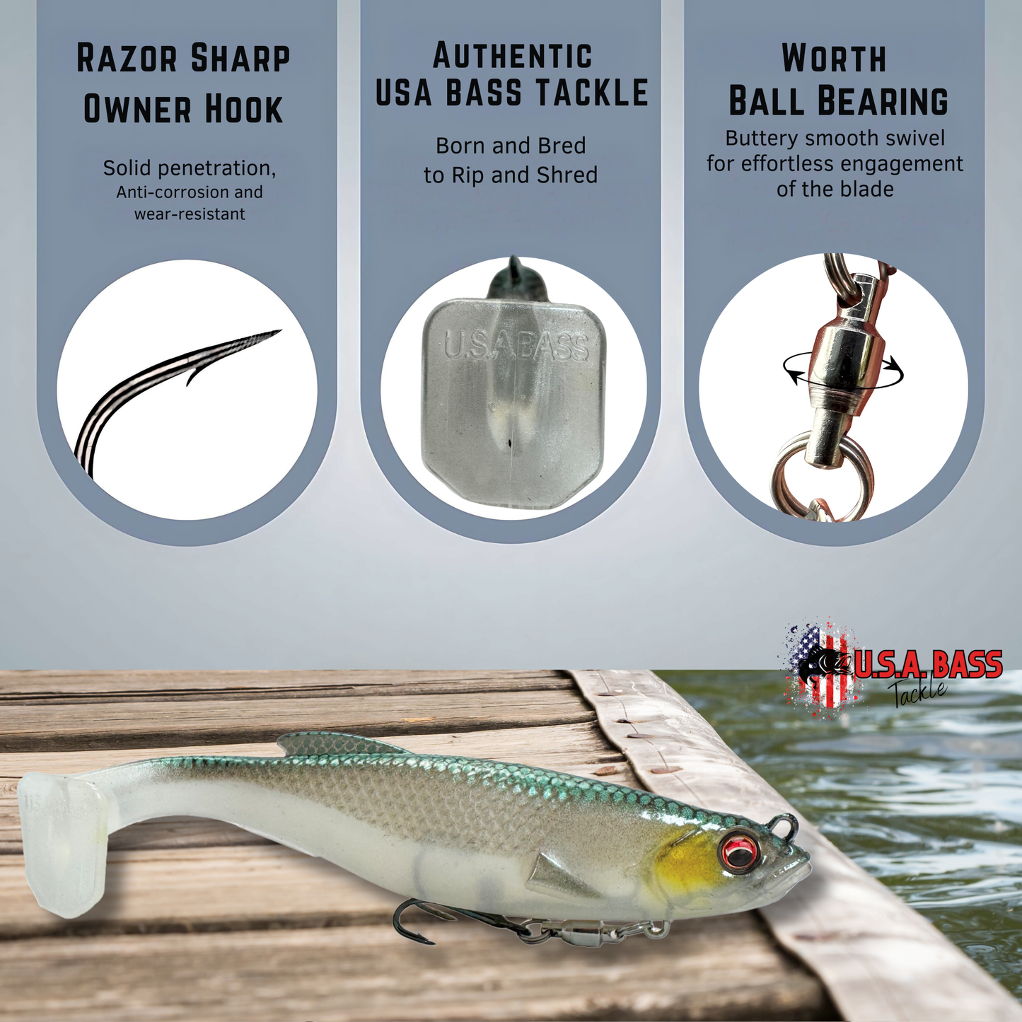 *4.5 Magnum Swimbait - Sexy Shad