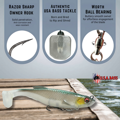 *4.5 Magnum Swimbait - Sexy Shad