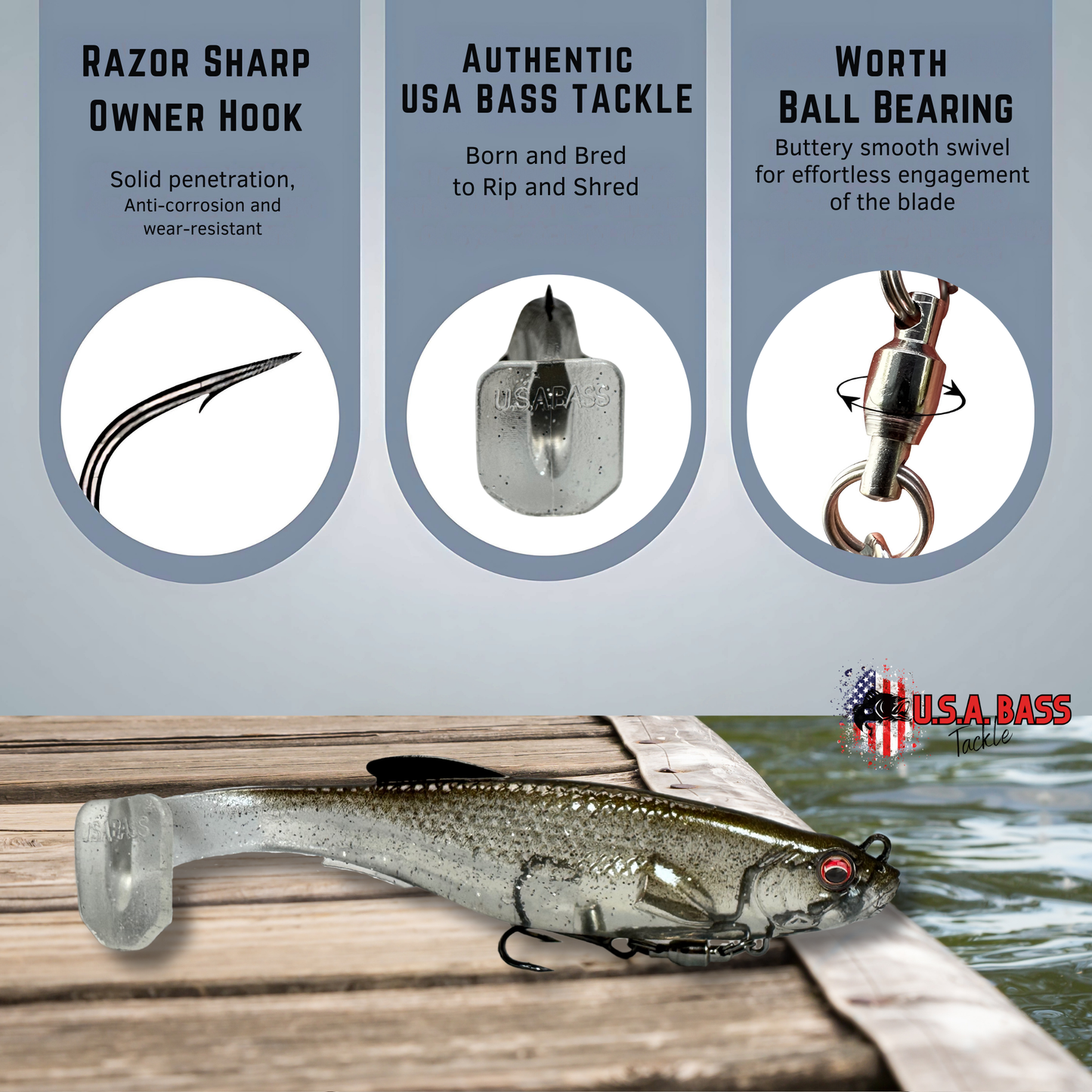 *4.5 Magnum Swimbait - Super Shad