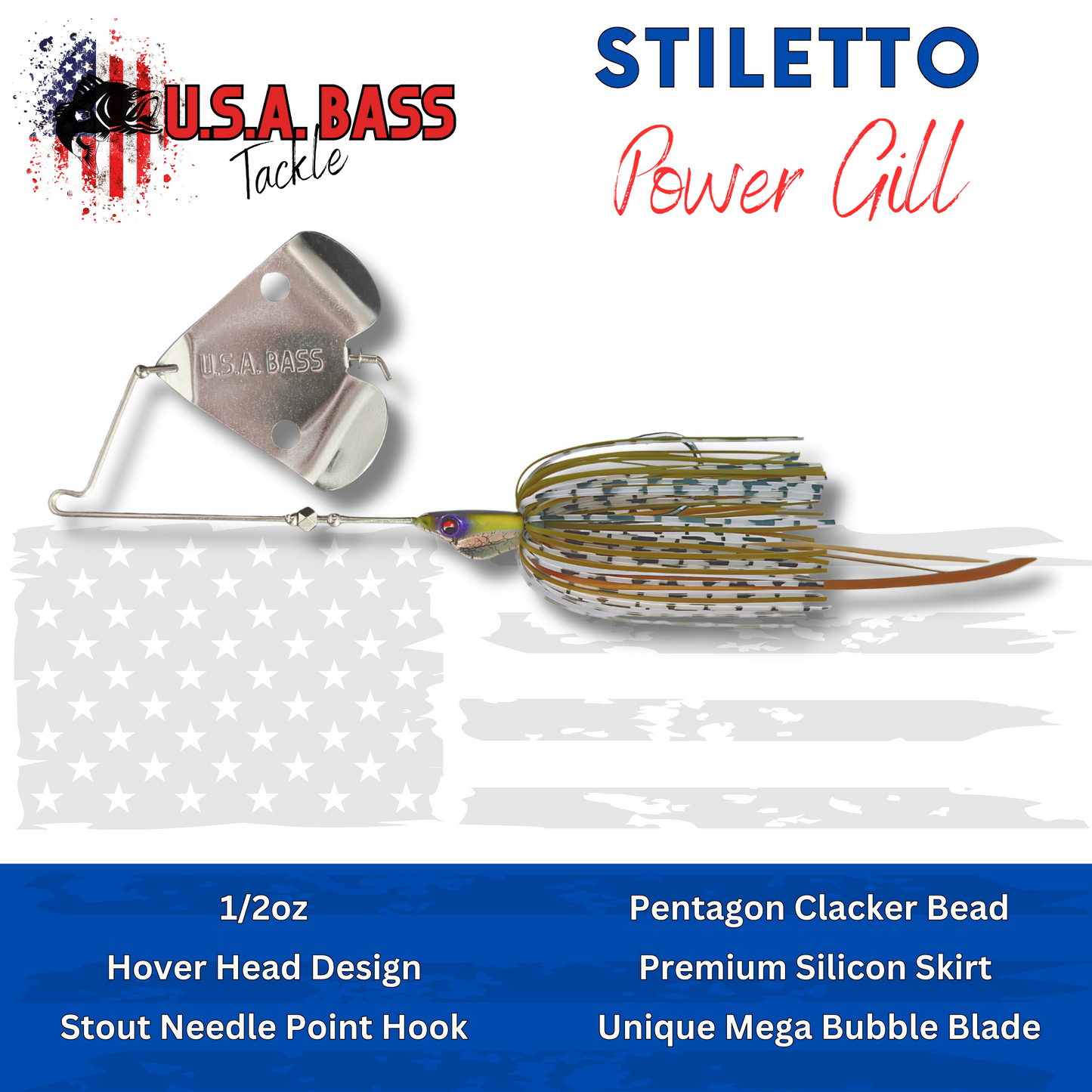 Stiletto Buzzbait - Power Gill