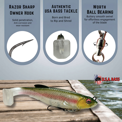 *4.5 Magnum Swimbait - HD Trout