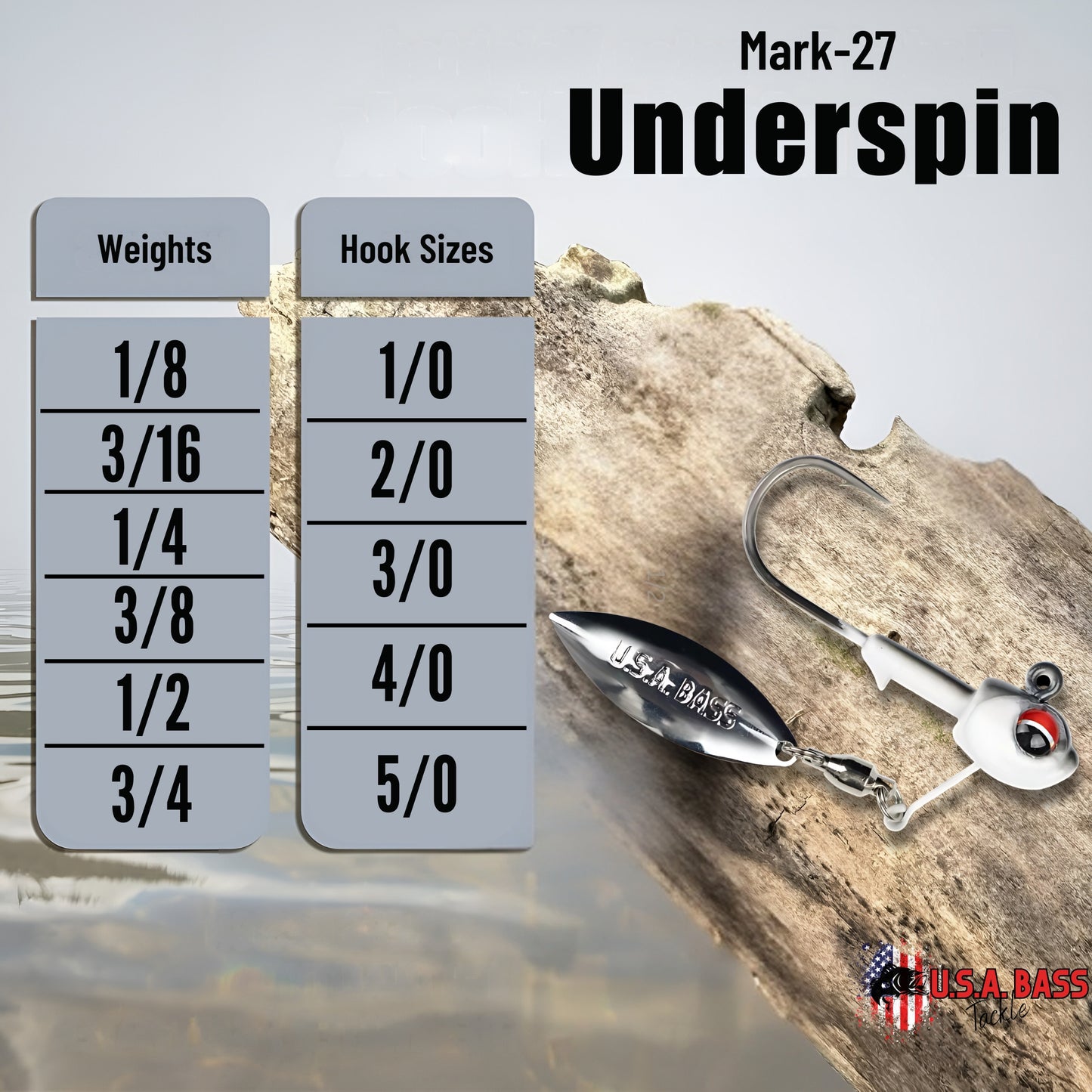 **Mark-27 Underspin - 2pk